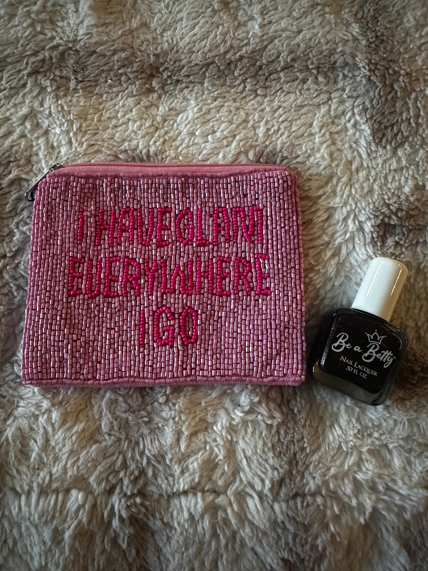 Beaded Coin Purse + Matching Polish