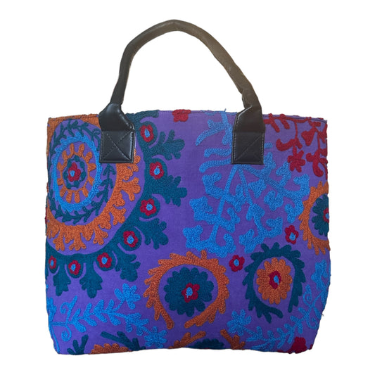 Embroidered Tote